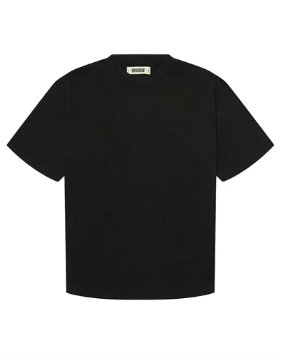 Woodbird - WBBaine Warp Acid T-Shirt - Washed Black